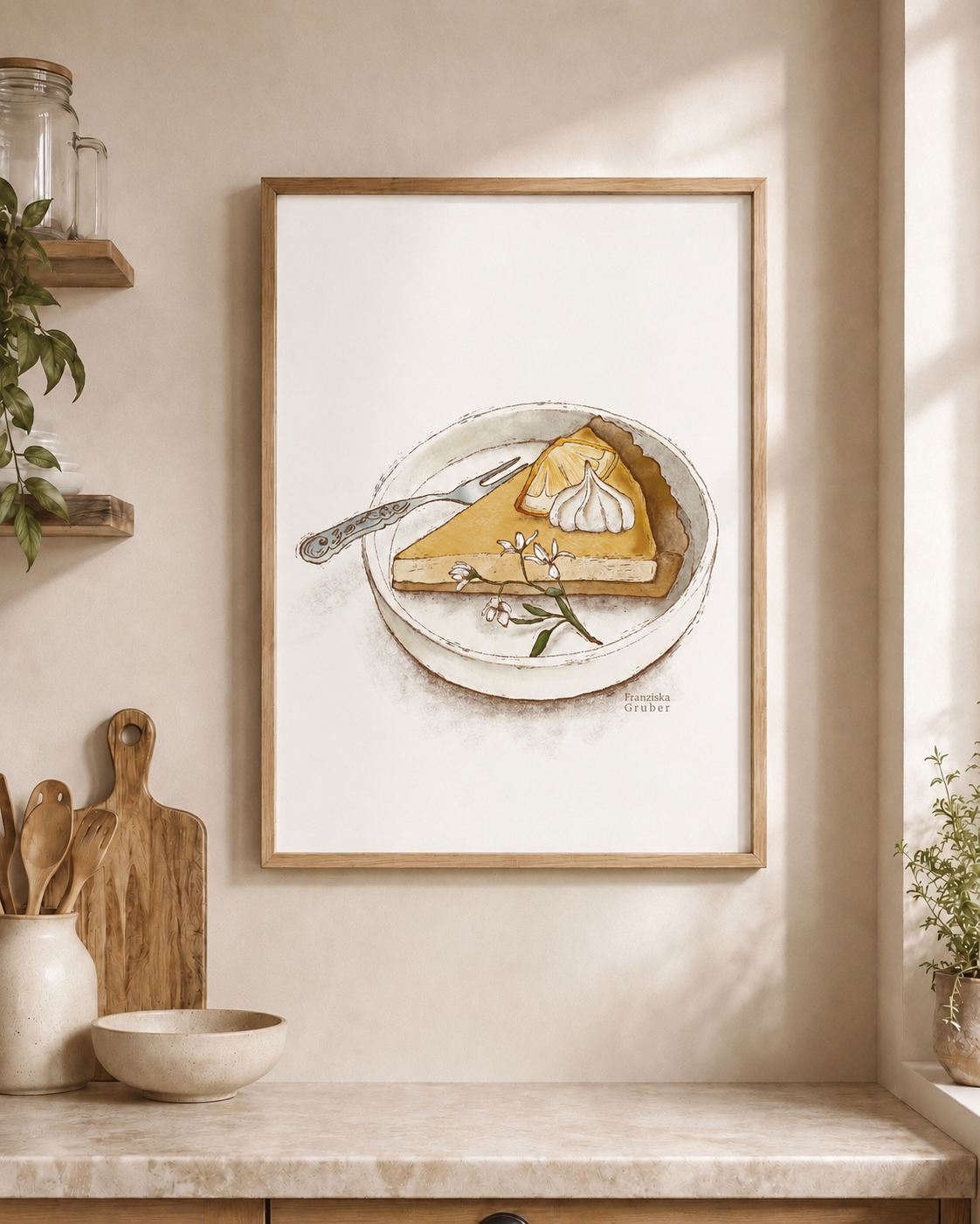 Poster-Set Küche | Kuchen & Küchensprüche | 4er Set | Digitaler Download