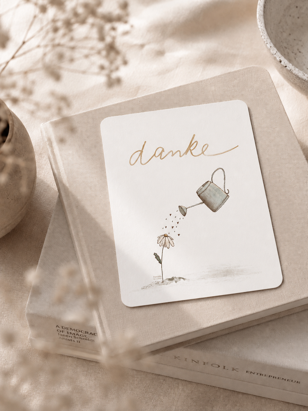 Postkarte | Danke | Dankeskarte