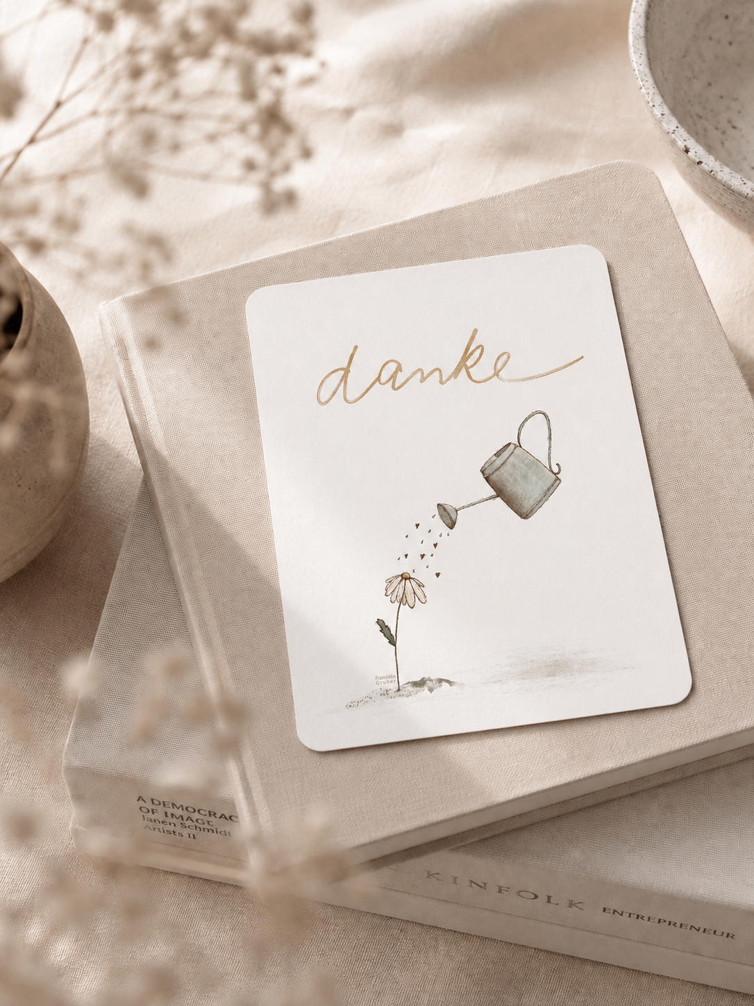 Postkarte | Danke | Dankeskarte