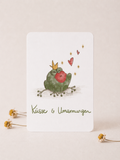 Postkarte | Küsse & Umarmungen | Liebeskarte