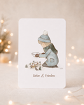 Postkarte | Liebe & Frieden | Weihnachtskarte