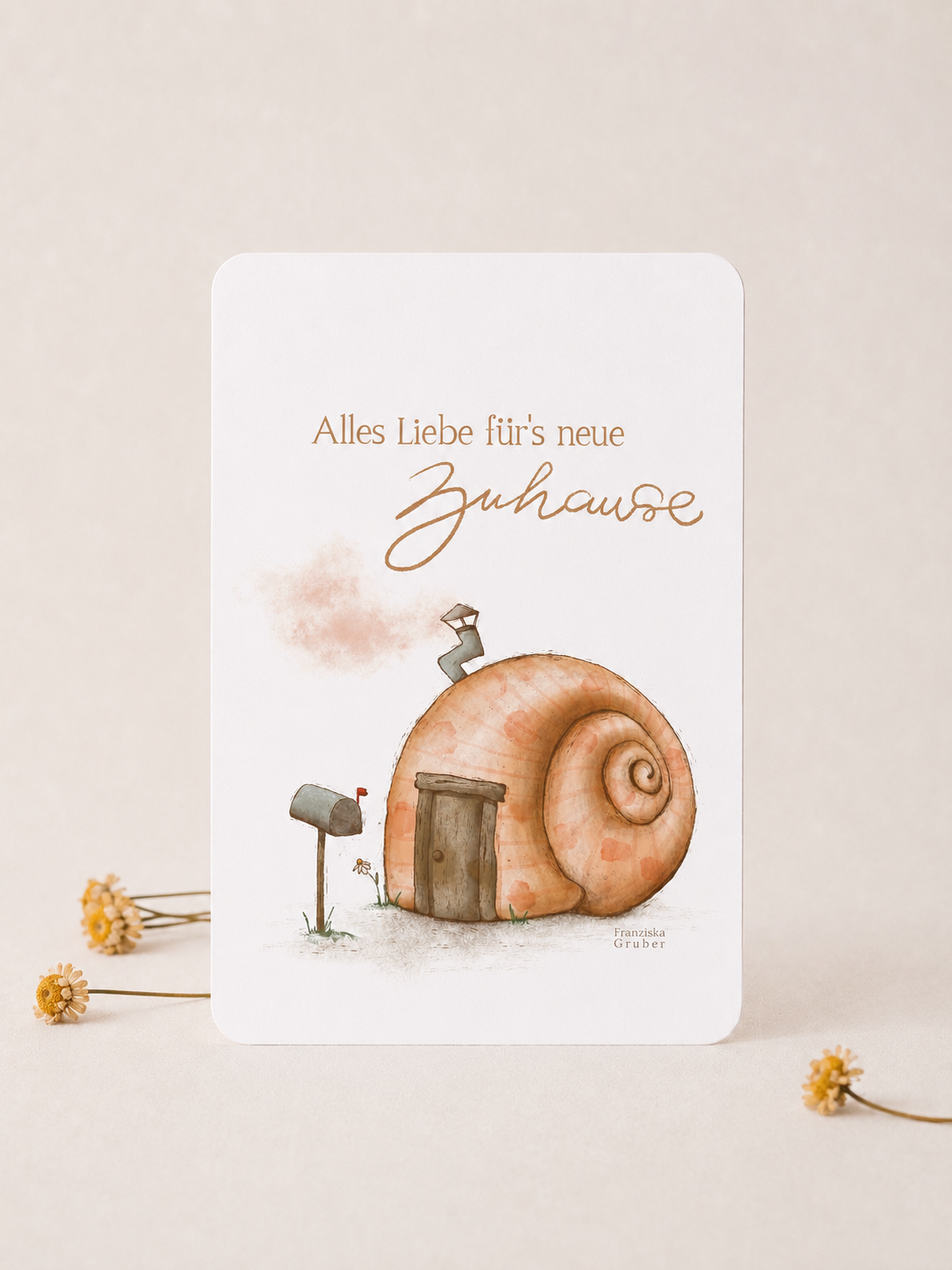 Postkarte | Alles Liebe fürs neue Zuhause | Zum Einzug