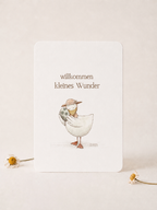 Postkarte | Willkommen kleines Wunder | Zur Geburt