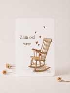 Postkarte | Zam oid wern | Zur Hochzeit
